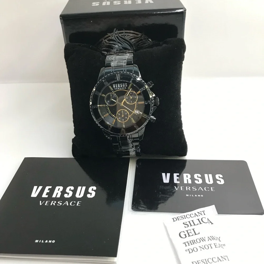 Ship same day - New 💯 Authentic VERSUS VERSACE Tokyo Chronograph Watch